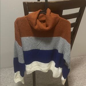 Vestique Multicolor Turtleneck Sweater
